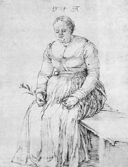 Albrecht Durer Seated Woman